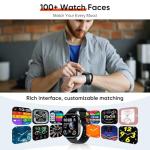 Moutarlier GPS Smartwatch: Heart Rate, Waterproof, AMOLED