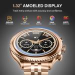 Luxury Men's Smartwatch with AMOLED Display