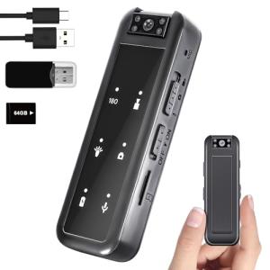 64GB Mini Body Camera with Night Vision