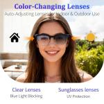 KWENRUN Smart Glasses with 8MP Camera & Audio