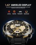 Men's Smart Watch with AMOLED Screen and Health Monitor