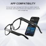 AI Smart Glasses with 8MP Camera and Bluetooth