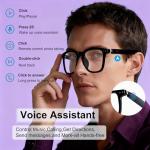 AI Translation Glasses with Bluetooth Speakers - 140+ Languages