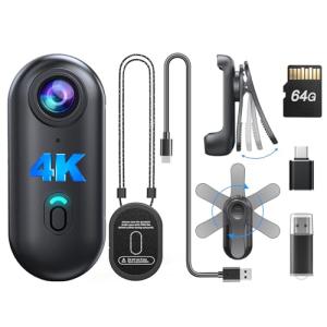 BOBLOV W4 4K Wearable Mini Body Camera