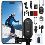 NUISK 4K Mini Thumb Action Camera for Adventures