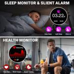 OHUGNA Smart Watch for Men with Fitness Tracker