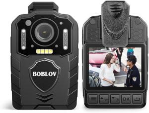 BOBLOV KJ25 1080P Body Camera with Night Vision