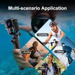 NUISK Mini 4K Action Camera with EIS Stabilization