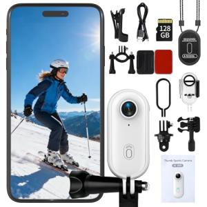 NUISK 4K Mini Action Camera for Sports Adventures