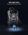 BOBLOV KJ25 1080P Body Camera with Night Vision