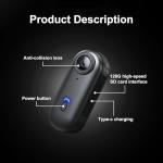 NUISK 4K Mini Thumb Action Camera for Adventures
