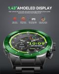 Luxury Smart Watch with AMOLED Display and Health Monitor