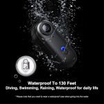 NUISK 4K Mini Action Camera for Sports Adventures