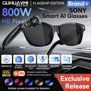 2026 AI Smart Glasses with 4K Camera and Bluetooth