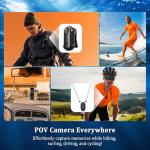 4K Action Camera with Waterproof Case and WiFi