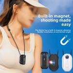 Magnetic Handheld Action Camera for Cycling Adventures