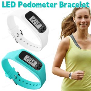 LED Pedometer Bracelet Activity Tracker Watch