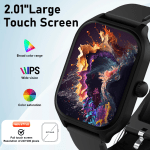LAXASFIT H9/H6 Bluetooth Smartwatch for Calls and Health