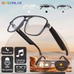 Smart Glasses with Bluetooth, Color-Changing Lenses