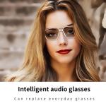 Smart Glasses with Bluetooth, Color-Changing Lenses