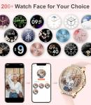 LIGE Women’s Smart Watch with Call Function, Rose Gold