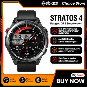 Zeblaze Stratos 4 GPS Smartwatch with AMOLED Screen