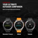 Zeblaze Stratos 4 GPS Smart Watch with AMOLED Display