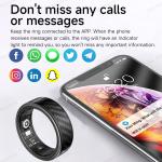 Smart Fitness Ring with Call Alert and Health Monitoring