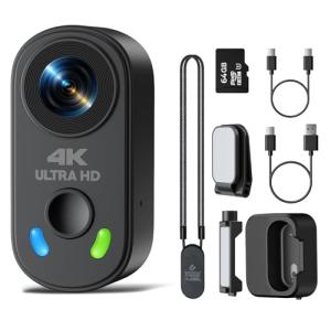 4K Mini Body Camera for Hands-Free Action