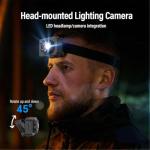 KERDEJAR 1080P Action Camera with LED Headlight
