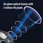 KERDEJAR 1080P Action Camera with LED Headlight