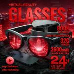 Smart AI Glasses with HD Camera and Power Bank