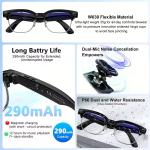 800W Smart Glasses for Video, Calls, and Translation