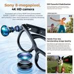 Smart AI Glasses with HD Camera and Power Bank