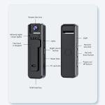 1080P HD Mini Body Camera with Night Vision