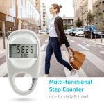 Portable Fitness Tracker with Step Counter and Pedometer