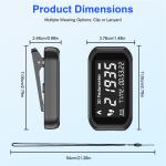 3D Pedometer with LCD Display for Fitness Tracking