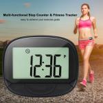 3D Pedometer Clip for Fitness Tracking Steps