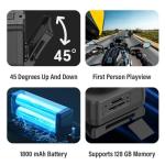 KERDEJAR 1080P Action Camera with LED Headlight