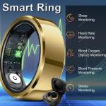 Smart Ring for Blood Pressure, Heart Rate, Sleep Tracking