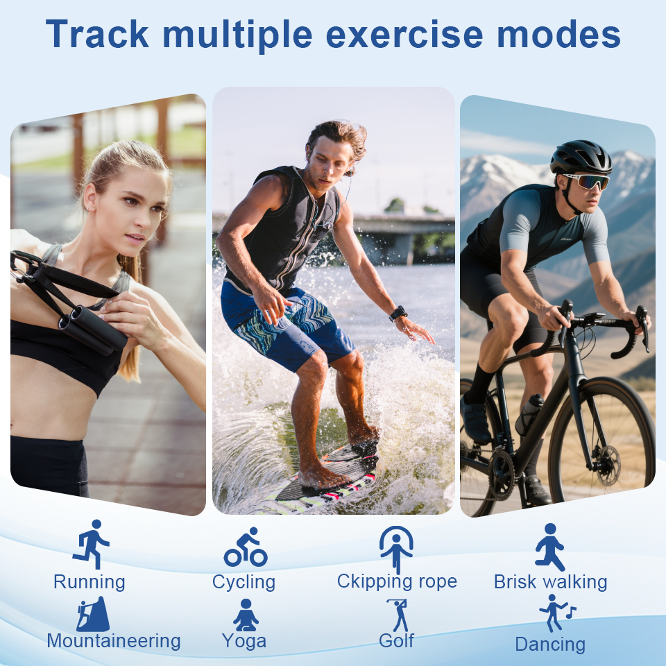 Multi-Function Smart Health Ring – Waterproof Tracker