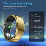 Smart Ring for Blood Pressure, Heart Rate, Sleep Tracking