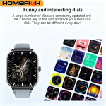 HOMEFISH H9 Smartwatch with Health and Sports Features