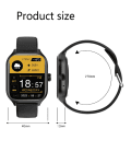 HOMEFISH H9 Smartwatch with Health and Sports Features