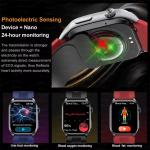 Smartwatch with AMOLED Screen and Health Monitoring