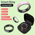 Smart NFC Fitness Tracker Ring with Heart Rate