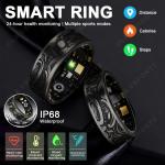Retro Smart Ring for Heart Rate and Fitness Tracking