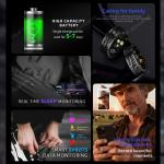 Retro Smart Ring for Heart Rate and Fitness Tracking