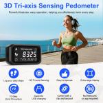 3D Pedometer with Calorie Tracking and LCD Display