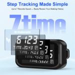 3D Pedometer with Calorie Tracking and LCD Display